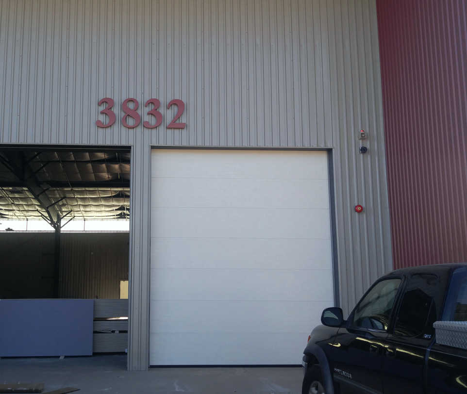 Building Address Numbers - Industrial Building Center FCO Wall Sign